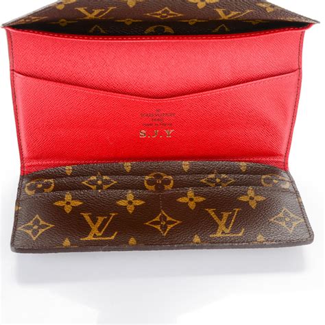 lv josephine wallet red|Compact & Long Wallets .